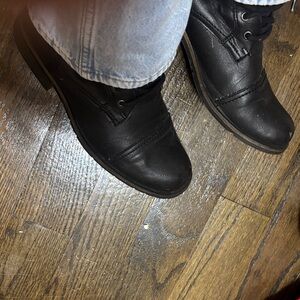 H&M Men's Black Leather Boots
